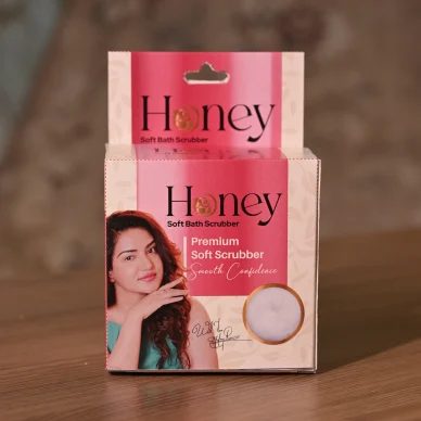 Premium soft bath scrubber